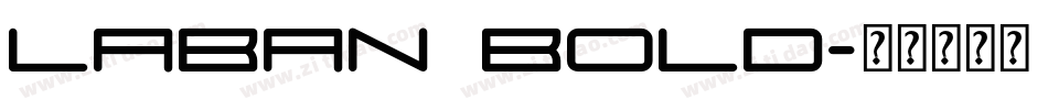 Laban Bold字体转换